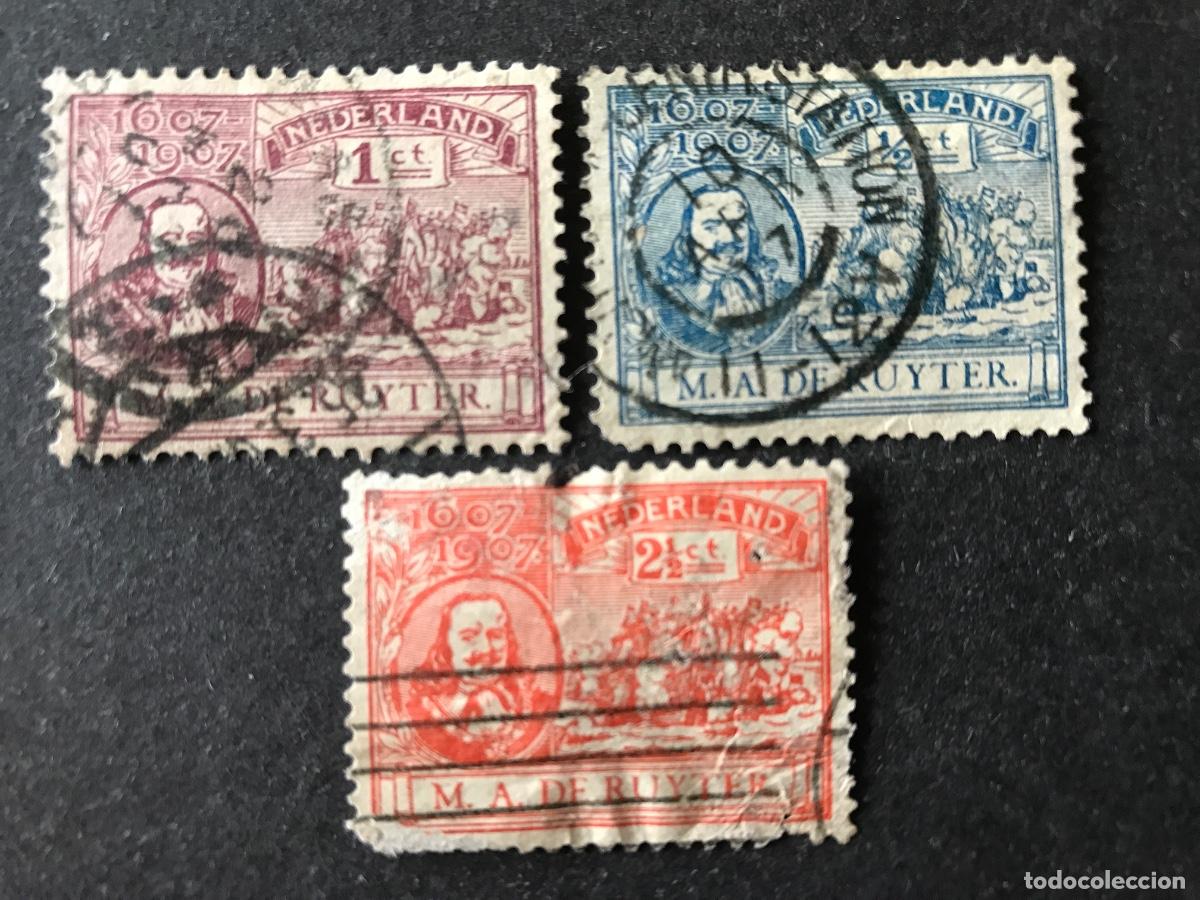 Sellos: Holanda 1907 serie completa - Foto 1