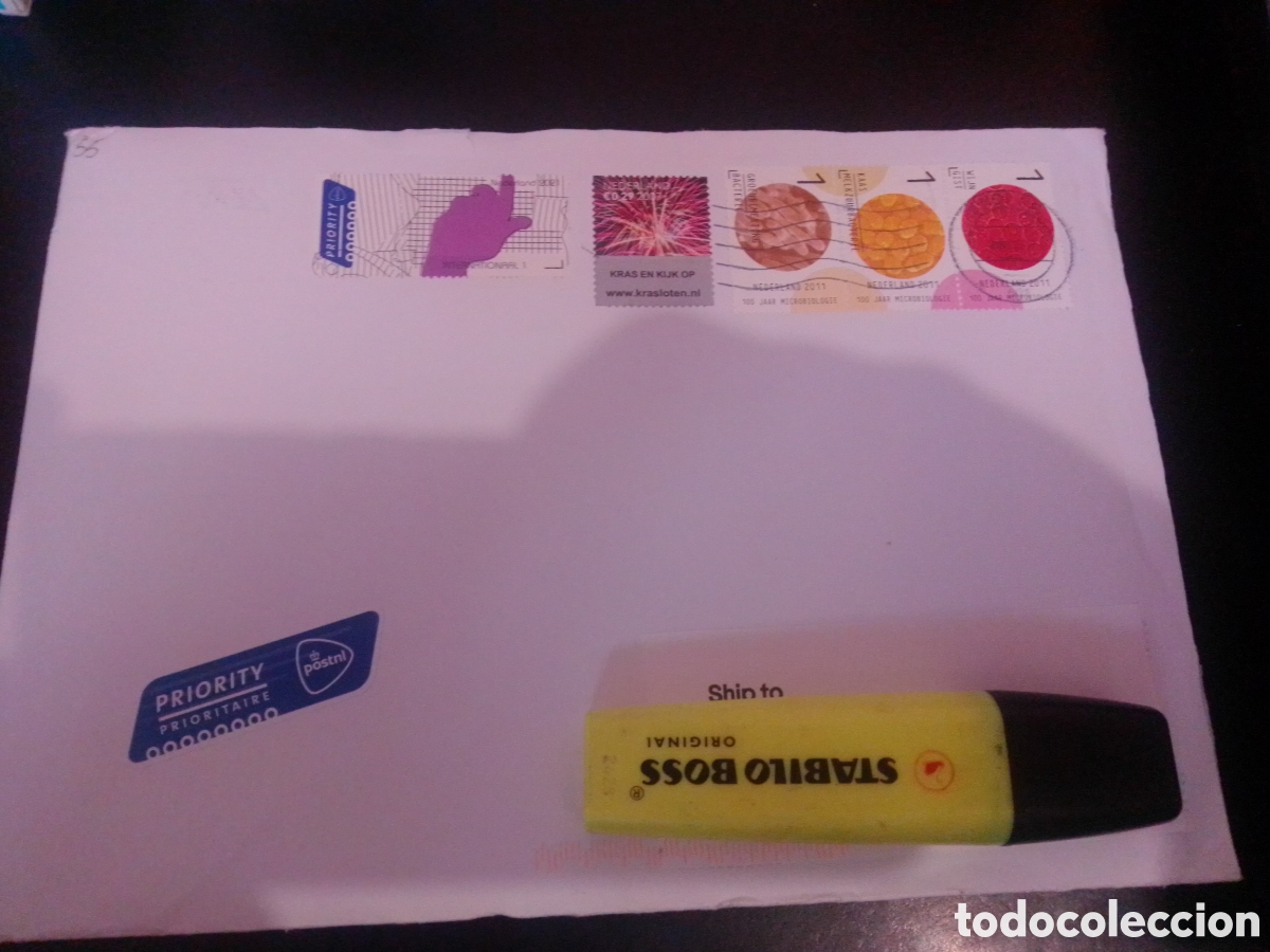 Sellos: Sobre franqueado Holanda - Foto 1
