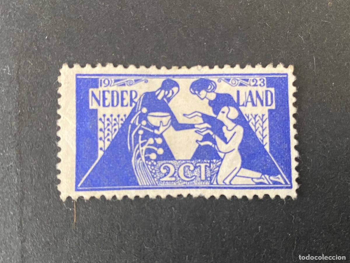 Sellos: Holanda 1923 alto valor - Foto 1