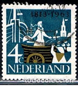 Sellos: HOLANDA // YVERT 787 // 1963 ... USADO - Foto 1