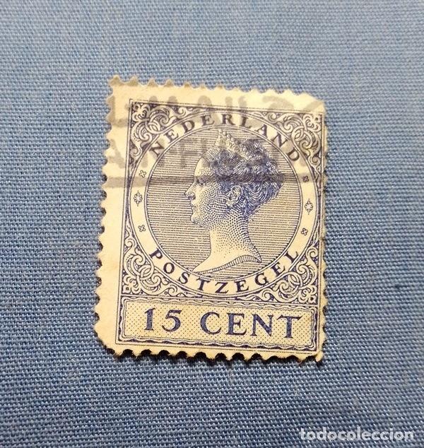 Sellos: SELLO HOLANDA NEDERLAND 15 cent - Foto 1