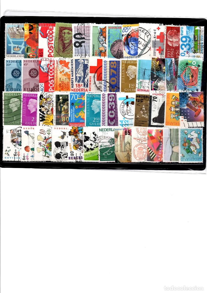 Sellos: Holanda, 48 sellos usados - Foto 1