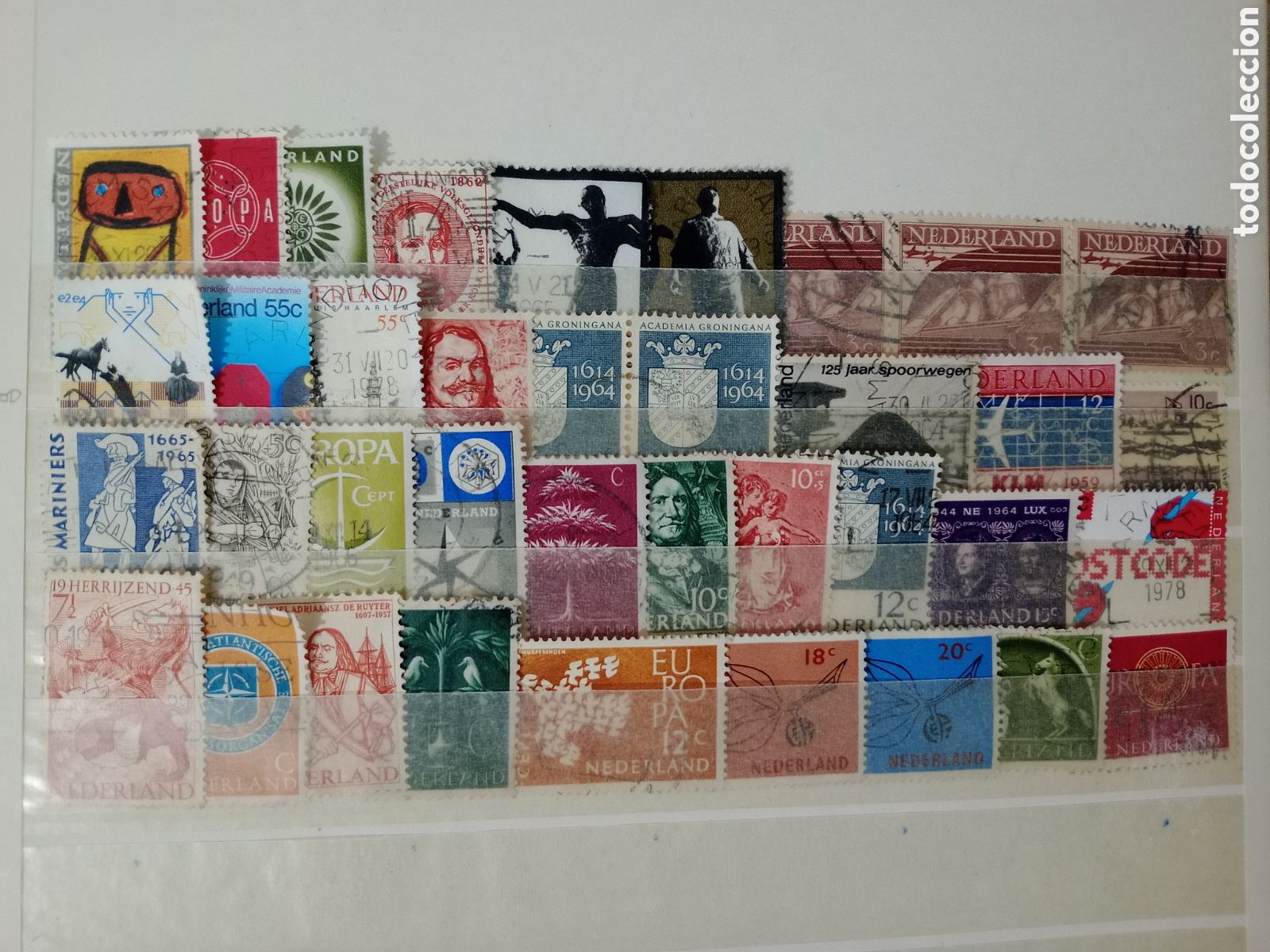 Sellos: Holanda: lote de 37 sellos - Foto 1