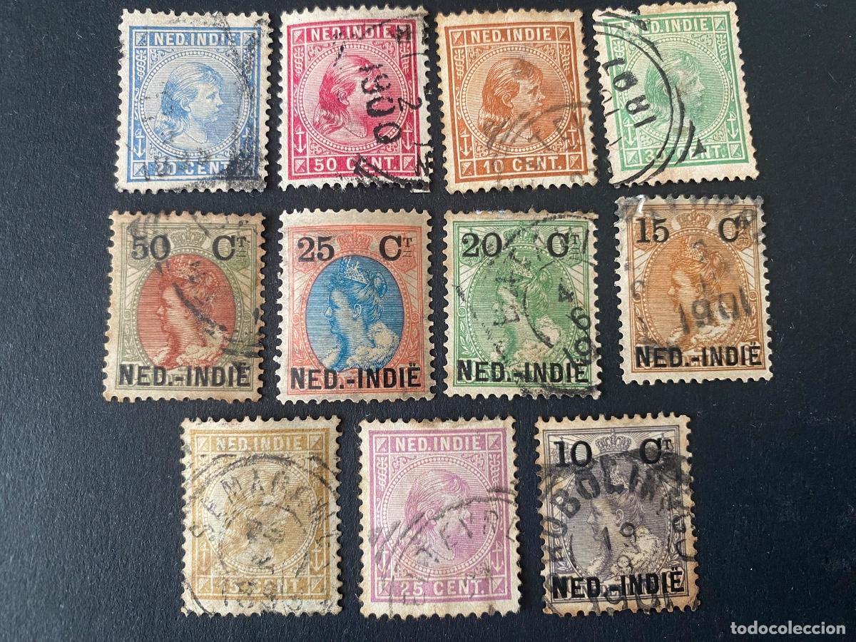 Sellos: Holanda sellos de 1892-1899 - Foto 1