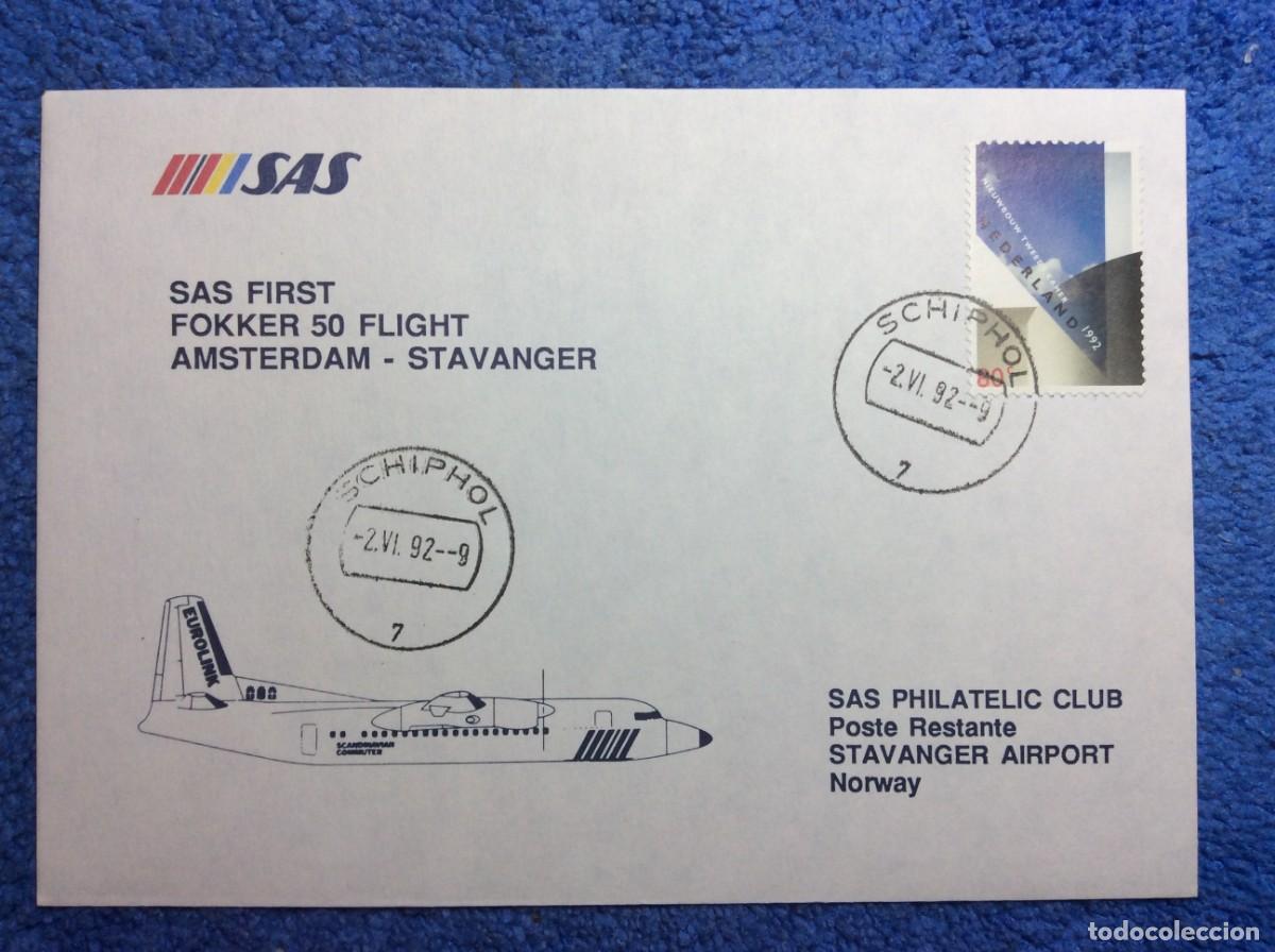 Sellos: HOLANDA 1992 CARTA CIRCULADA (1BBH55) - Foto 1