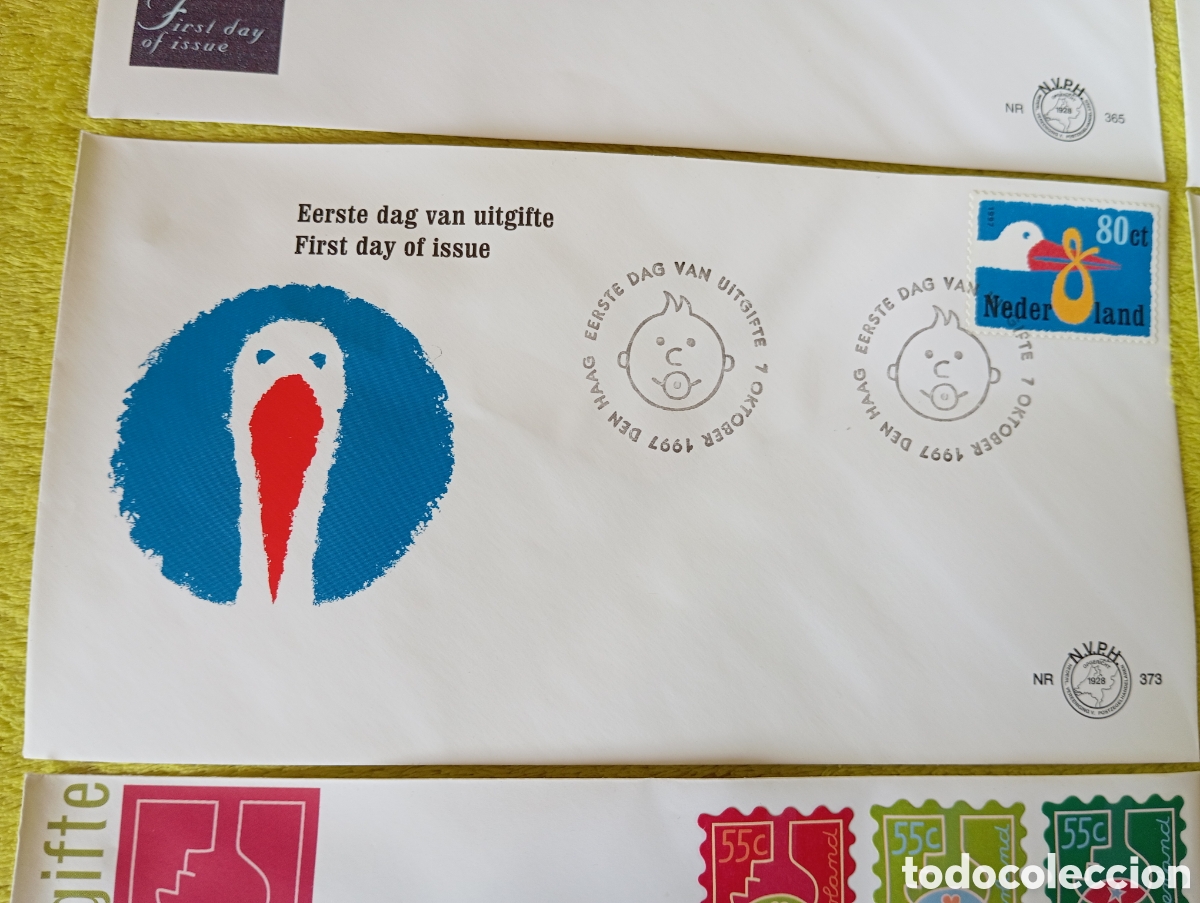 Sellos: Sobres FDC Pa&iacute;ses Bajos 1997 ** - Foto 5