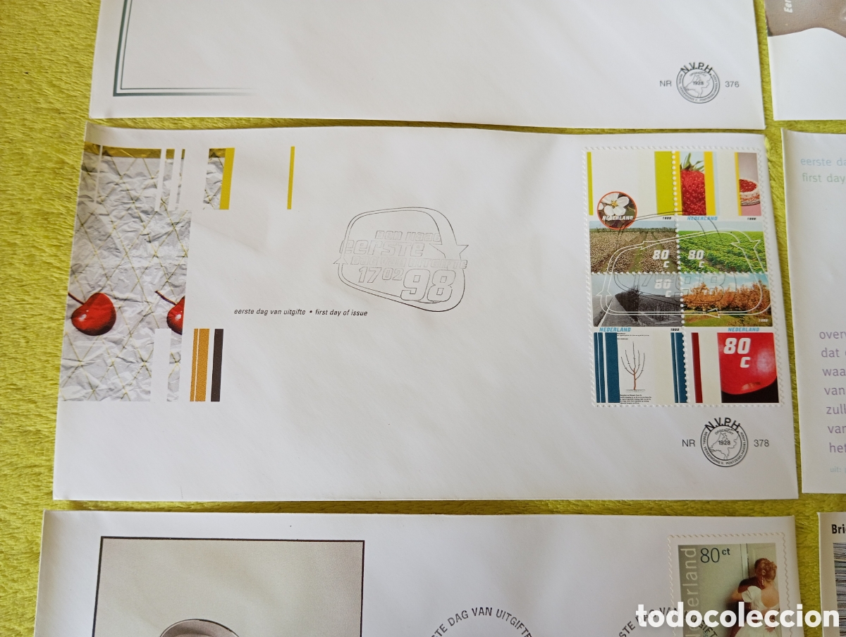 Sellos: Sobres FDC Pa&iacute;ses Bajos 1998 ** - Foto 5