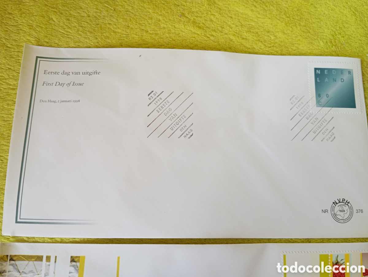 Sellos: Sobres FDC Pa&iacute;ses Bajos 1998 ** - Foto 6