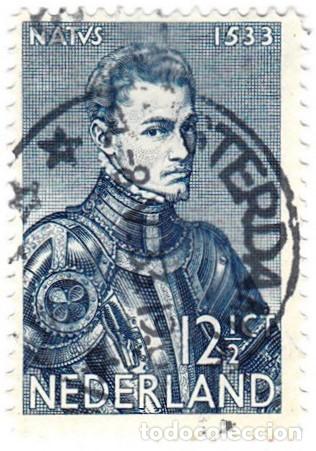 Sellos: 1933 - HOLANDA - REY GUILLERMO I DE ORANGE - YVERT 252 - Foto 1