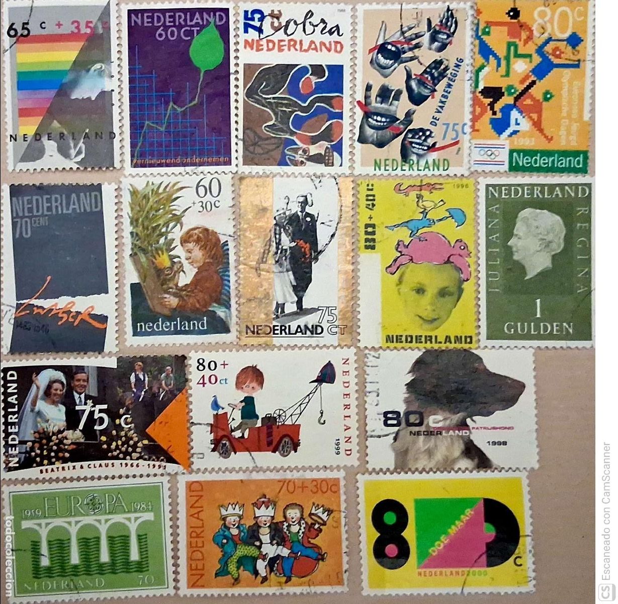 Sellos: Holanda. 32 Sellos usados distintos. Ref. e410 - Foto 1