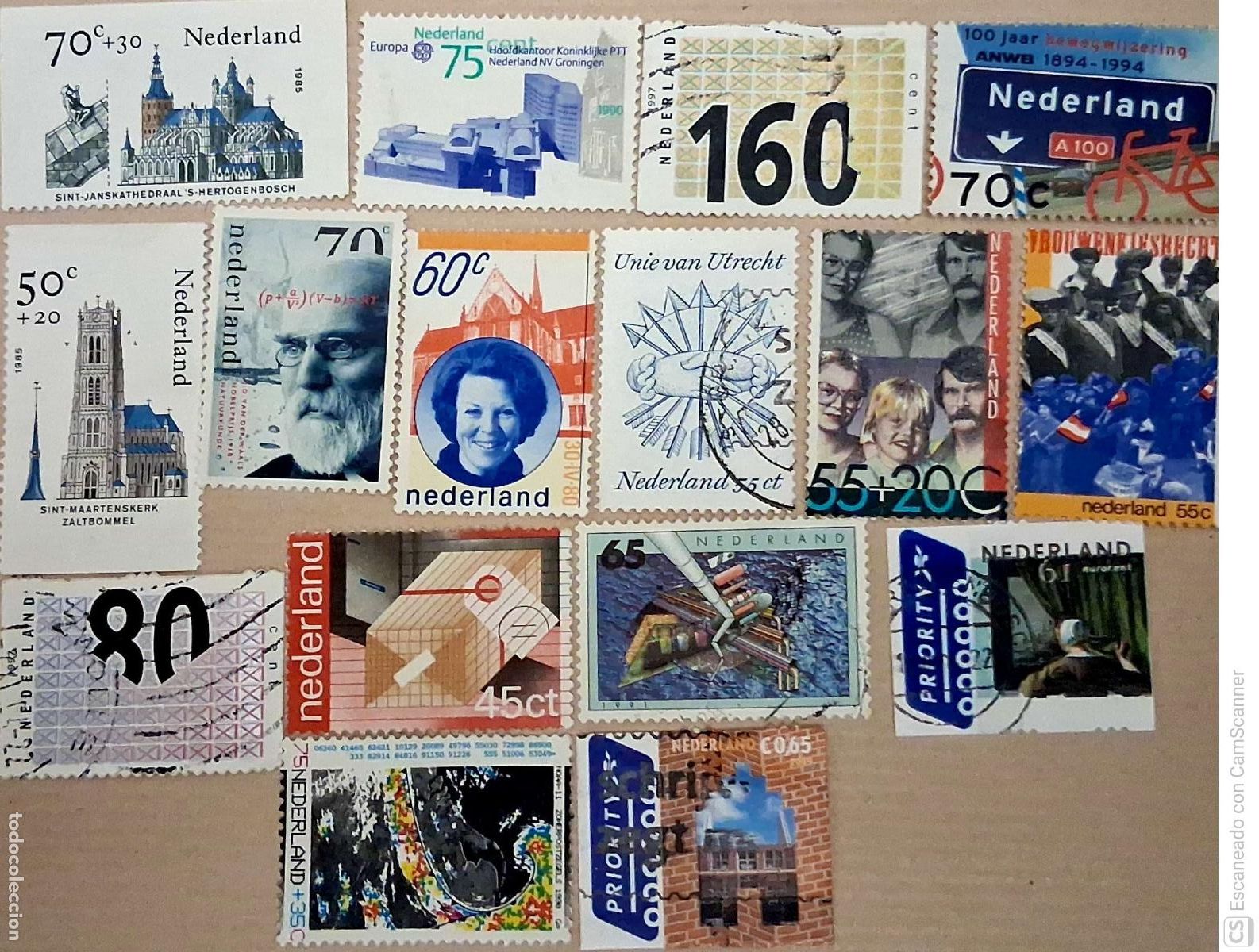Sellos: Holanda. 32 Sellos usados distintos. Ref. e411 - Foto 2