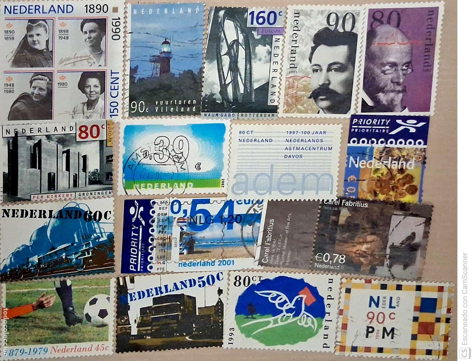 Sellos: Holanda. 32 Sellos usados distintos. Ref. e411 - Foto 1