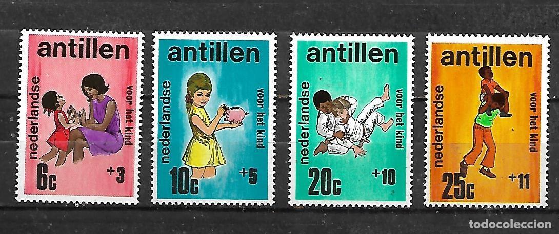 Sellos: 1970 Antillas Holandesas Serie &rdquo;Pro infancia&rdquo; (MNH**)