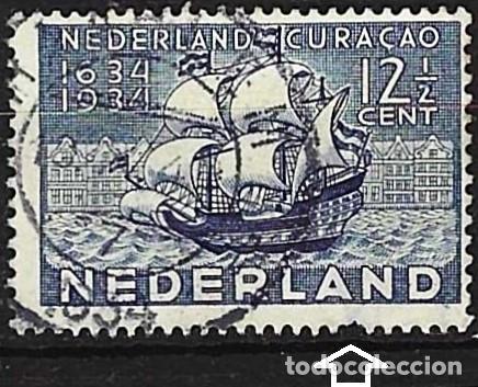 Sellos: Holanda 1934 - Mi 275 - YT 266 - El velero de Van Walbeeck