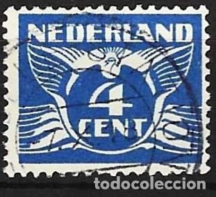 Sellos: Holanda 1934 - Mi 177E - YT 171 - Paloma en vuelo ( Dentado 12&frac34; x 13&frac12; )