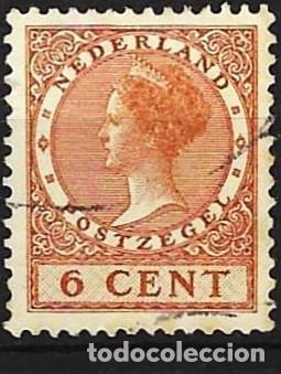 Sellos: Holanda 1934 - Mi 179E - YT 173 - Reina Guillermina ( Dentado 13&frac12; x 12&frac34; )