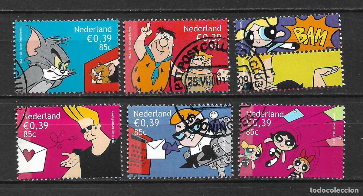 Sellos: holanda 2001 scott 1080 usado comics - 22/2 - Foto 1