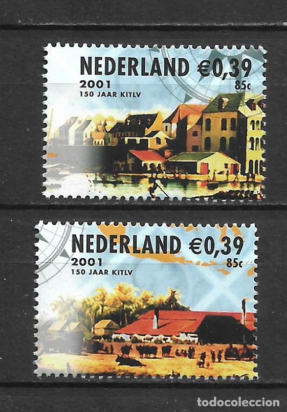 Sellos: holanda 2001 hoja bloque scott 1084 a+b ** mnh 1.90&euro; - 22/7