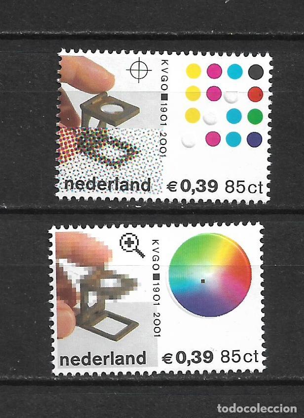 Sellos: holanda 2001 scott 1083 a+b ** mnh 1.90&euro; - 22/7