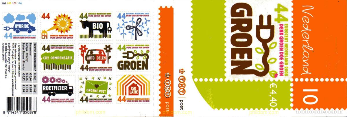 Sellos: 313029 MNH HOLANDA 2008 PROTECCION AL MEDIO AMBIENTE