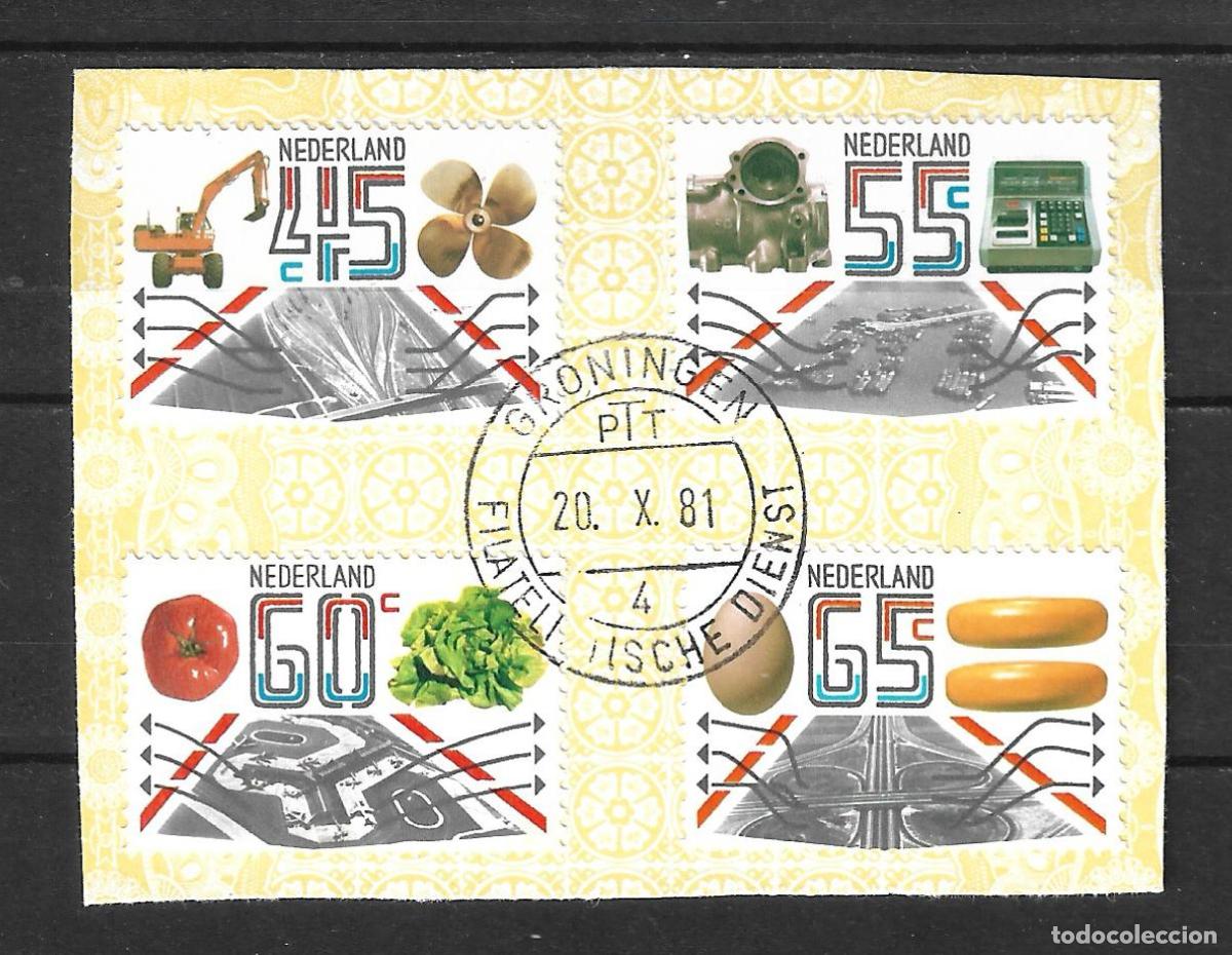 Sellos: holanda 1981 scott 616-619 primer dia - 33/44