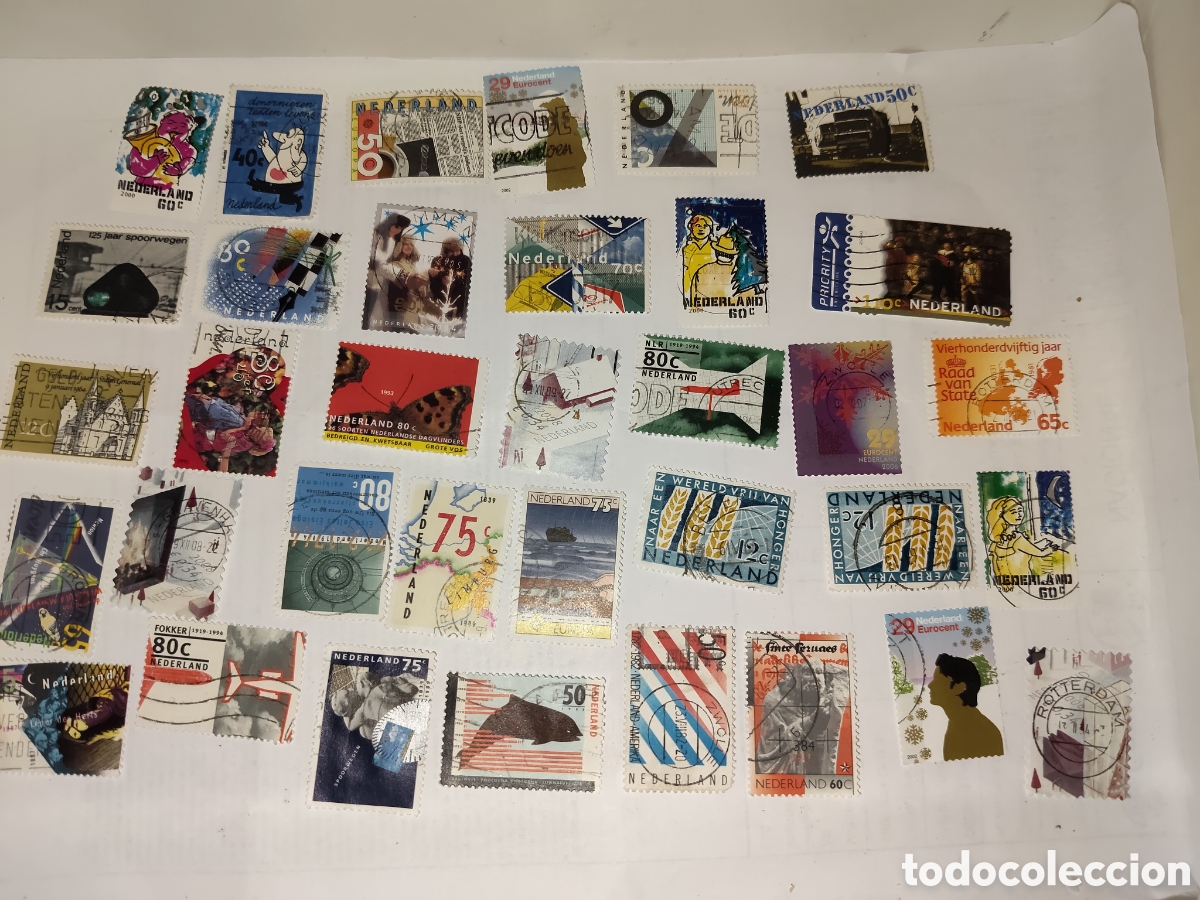 Sellos: 35 Sellos de Holanda variados muy buenos