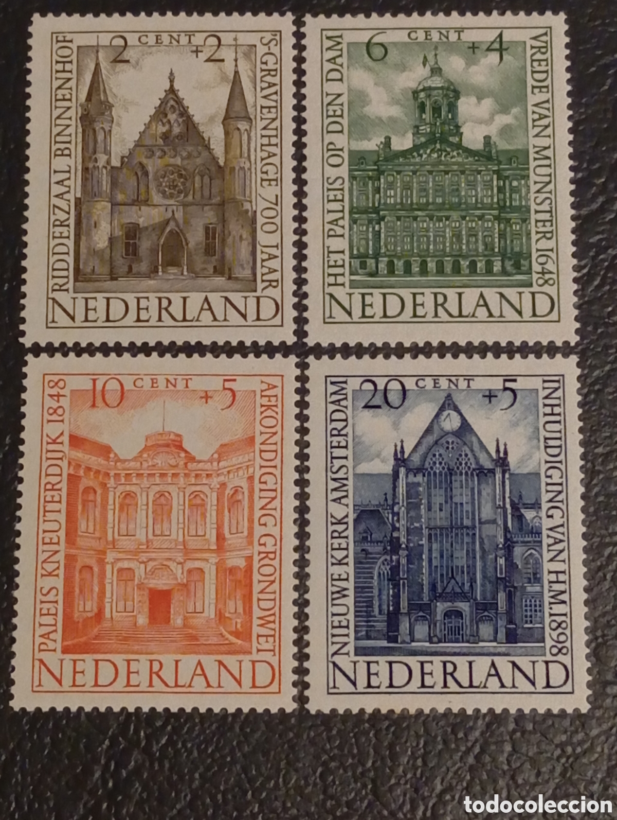 Sellos: Pa&iacute;ses Bajos 1948 - Serie Completa Zomerzegels - NVPH 500/503 (Mi. 503/506) MNH
