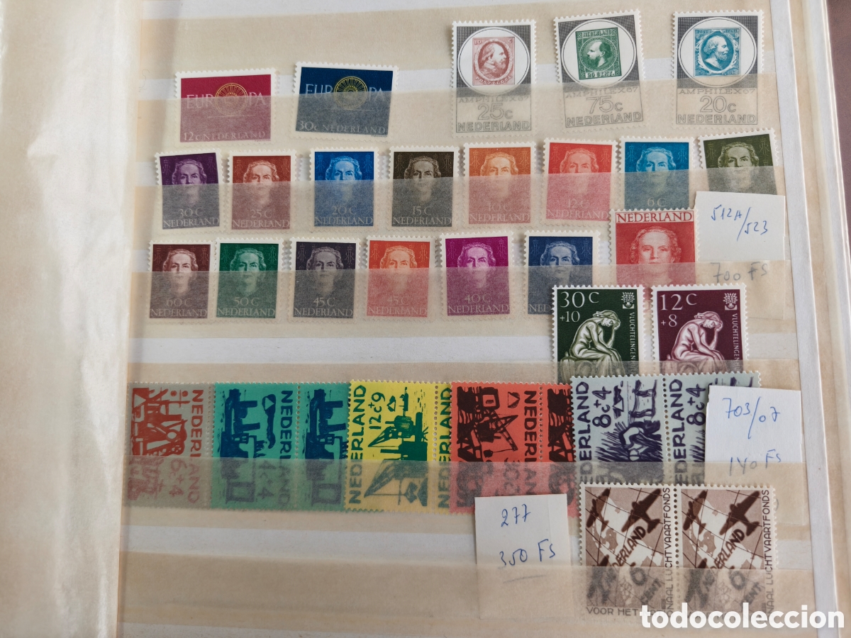 Sellos: Holanda lote series completas sellos nuevos**