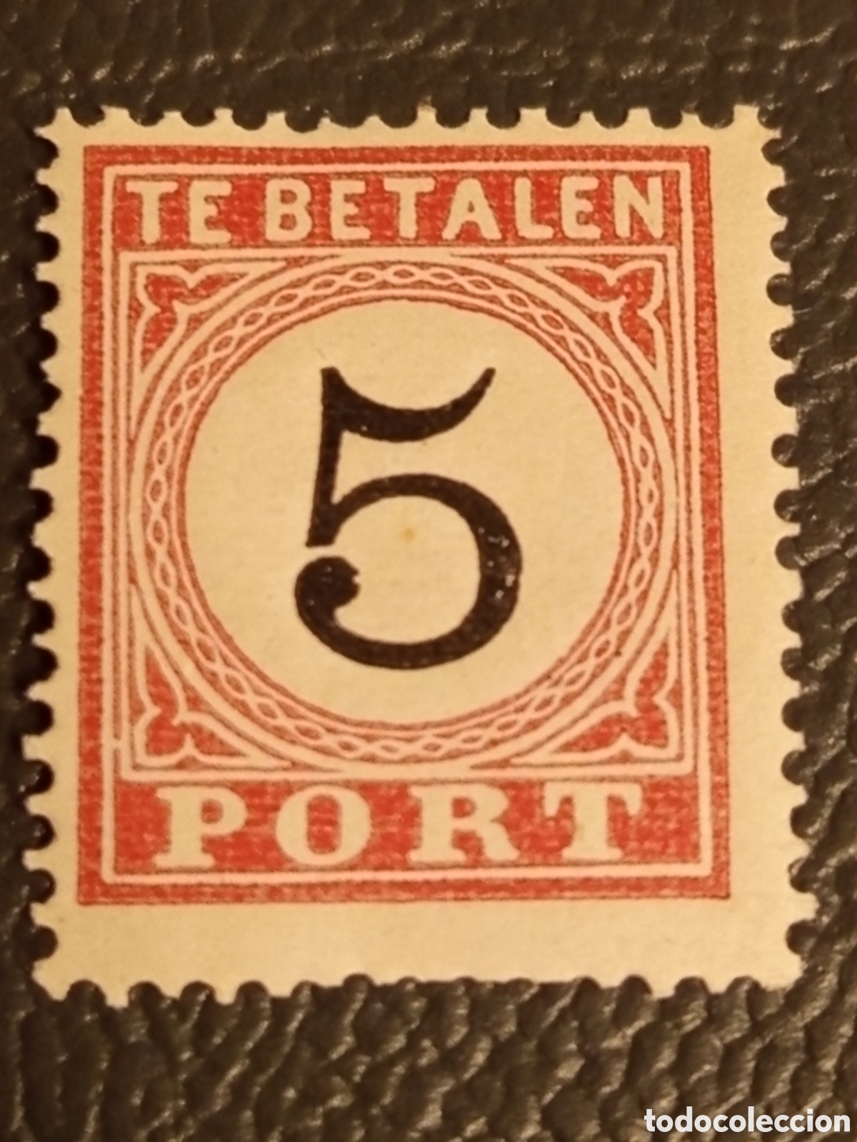 Sellos: Indias Orientales Neerlandesas 1882 - Tasa Postal 5c - NVPH P3b MNH Dentado 13&frac12;