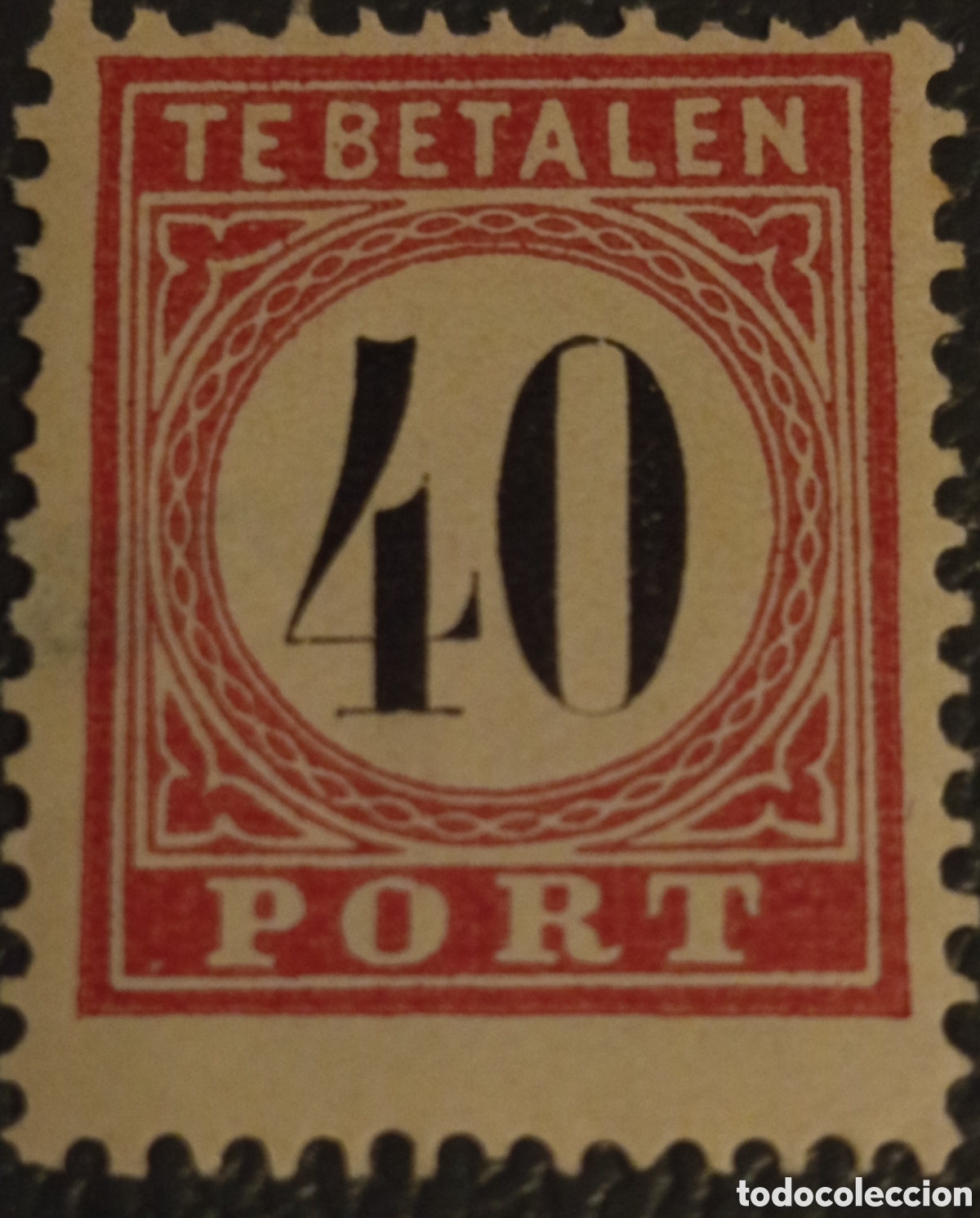 Sellos: Sello Indias Orientales Neerlandesas 1882 Tasa 40c NVPH P12 Dentado 12&frac12; MH