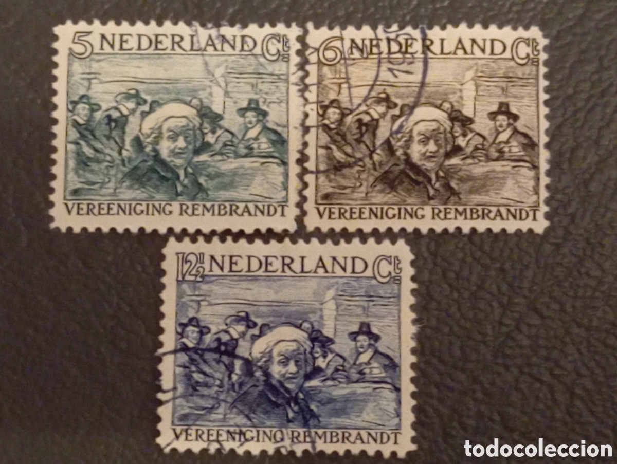 Sellos: Sellos de Rembrandt de los Pa&iacute;ses Bajos de 1930 NVPH 229-231