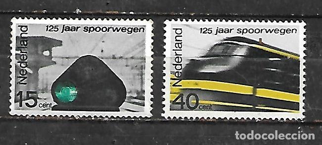 Sellos: 1964: Serie &rdquo;125 Aniversario de los ferrocarriles holandeses&rdquo; (MNH**)