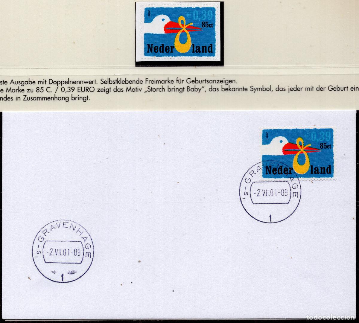 Sellos: HOLANDA 2001 STAMP MCHEL NL 1898+FDC 1898