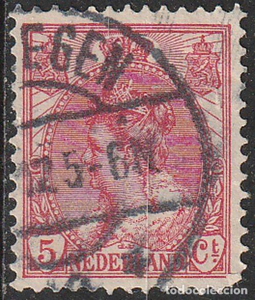 Sellos: Holanda 1898-1924 Scott 65 Sello &ordm; Reina Wihelmina Michel 54A Yvert 51 Nederland Paises Bajos Stamps