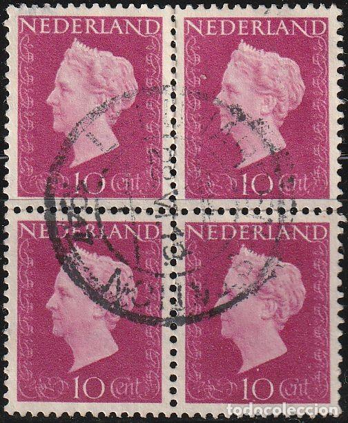 Sellos: Holanda 1947 Scott 289 Sellos &ordm; B4 Reina Guillermina Queen Wilhelmina (1880-1962) Michel 481