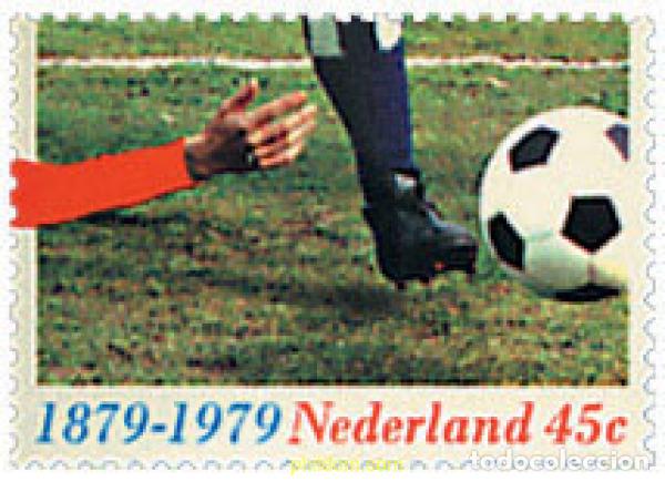 Sellos: 67880 MNH HOLANDA 1979 CENTENARIO DE LA INTRODUCCION DEL FUTBOL EN HOLANDA