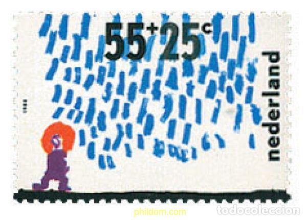 Sellos: 213840 MNH HOLANDA 1988 PRO INFANCIA. EL NI&Ntilde;O Y EL AGUA