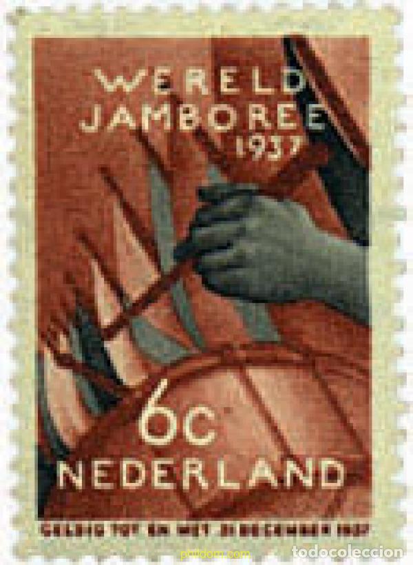 Sellos: 598363 MNH HOLANDA 1937 JAMBOREE INTERNACIONAL