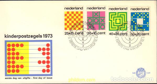 Sellos: 376783 MNH HOLANDA 1973 PRO INFANCIA