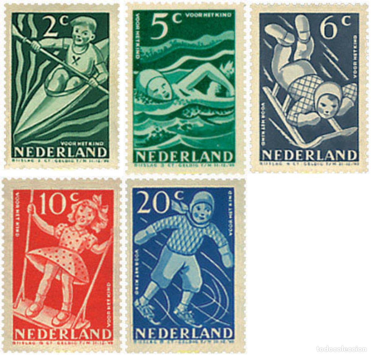 Sellos: 67848 MNH HOLANDA 1948 PRO INFANCIA