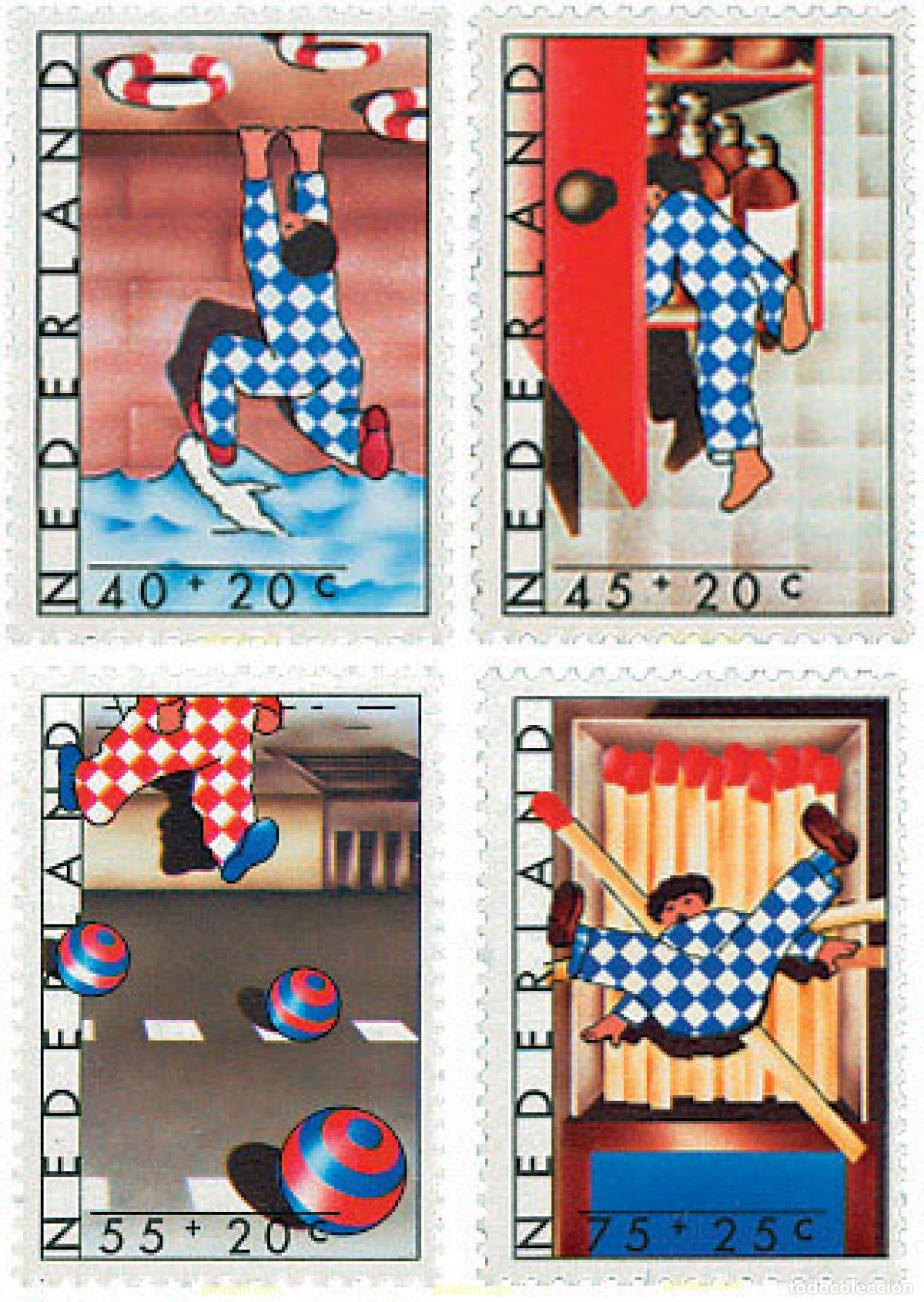 Sellos: 41725 MNH HOLANDA 1977 PRO INFANCIA