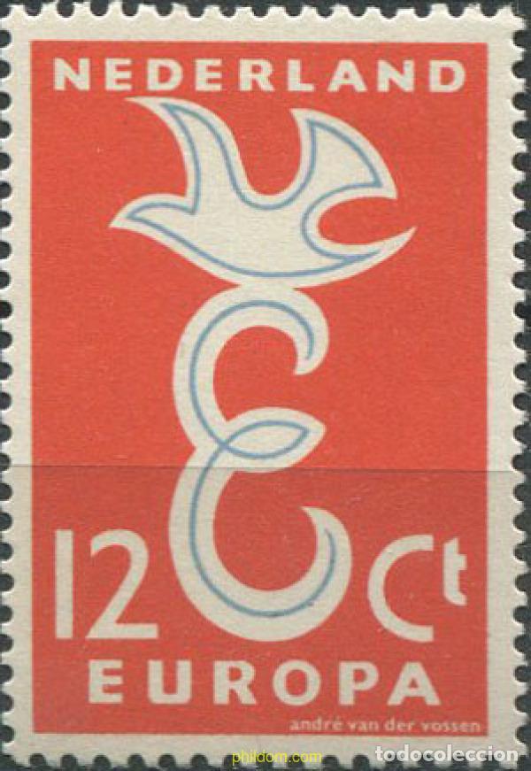 Sellos: 669675 HINGED HOLANDA 1958 EUROPA CEPT. AL SERVICIO DE LA IDEA EUROPEISTA