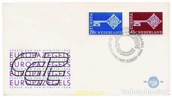 Sellos: 23595 MNH HOLANDA 1968 EUROPA CEPT 1968 - LLAVE DORADA