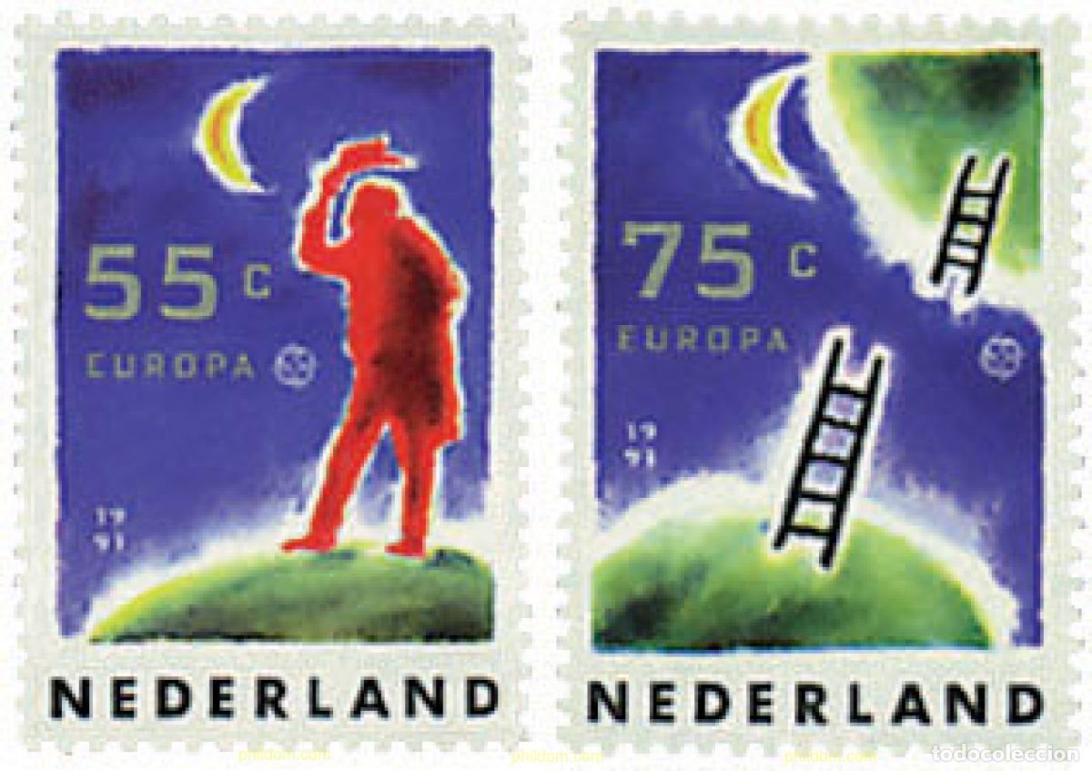 Sellos: 62793 MNH HOLANDA 1991 EUROPA CEPT. TELECOMUNICACIONES