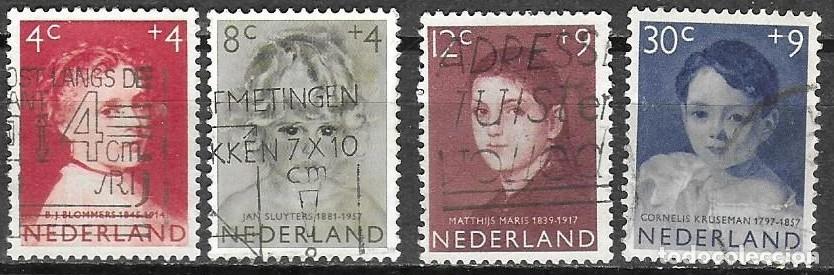 Sellos: SELLOS USADOS DE HOLANDA 1957, YT 681/ 84