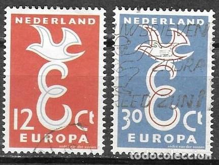Sellos: SELLOS USADOS DE HOLANDA 1958, YT 691/ 92