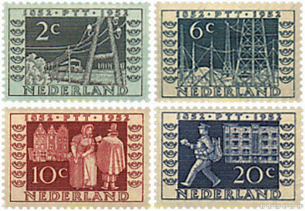 Sellos: 55006 MNH HOLANDA 1952 EXPOSICION FILATELICA DE UTRECHT