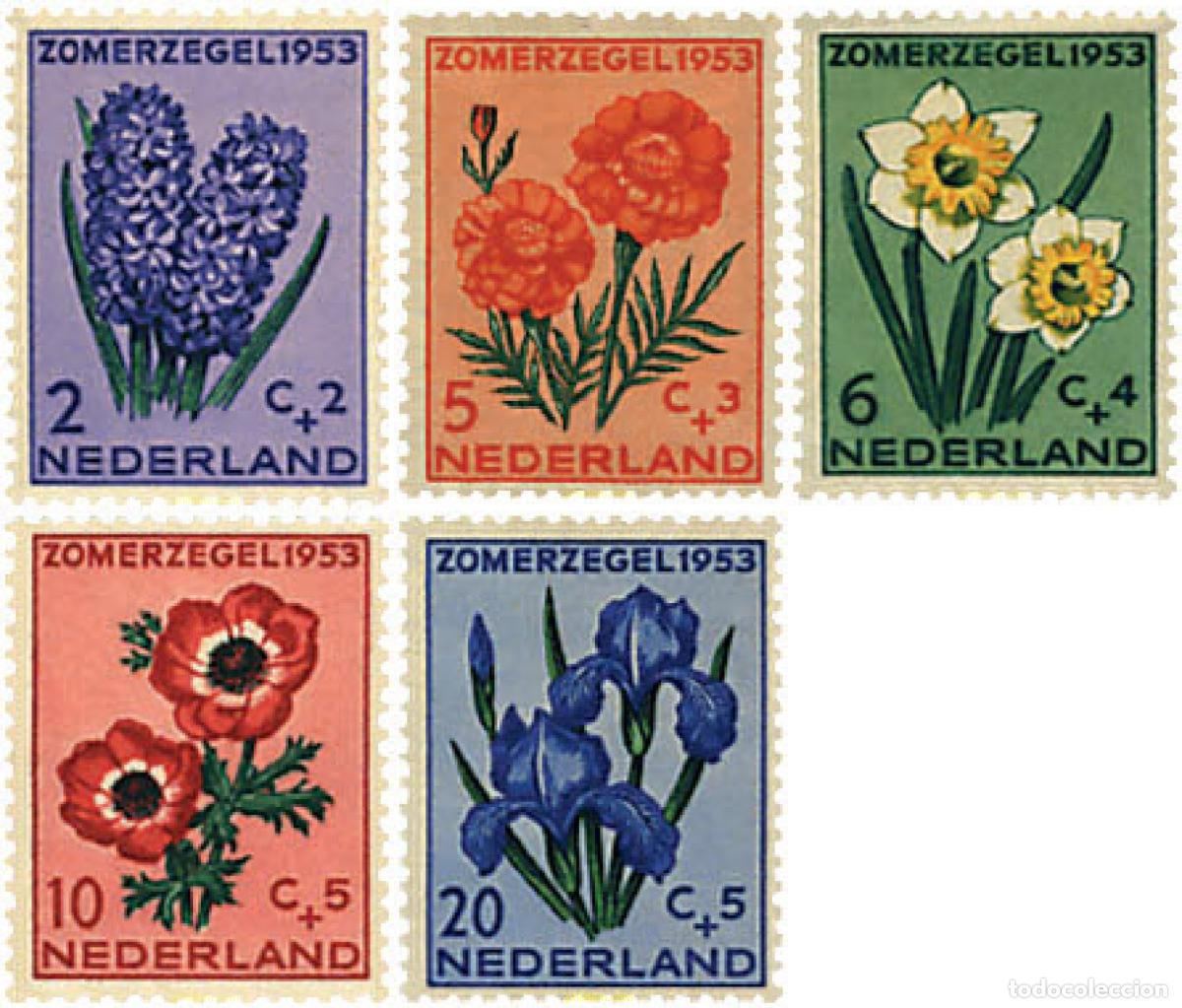 Sellos: 213682 HINGED HOLANDA 1953 PRO BENEFICENCIA