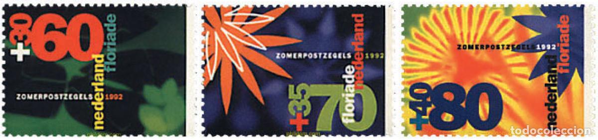 Sellos: 89417 MNH HOLANDA 1992 FLORIADE 92. EXPOSICION DE HORTICULTURA