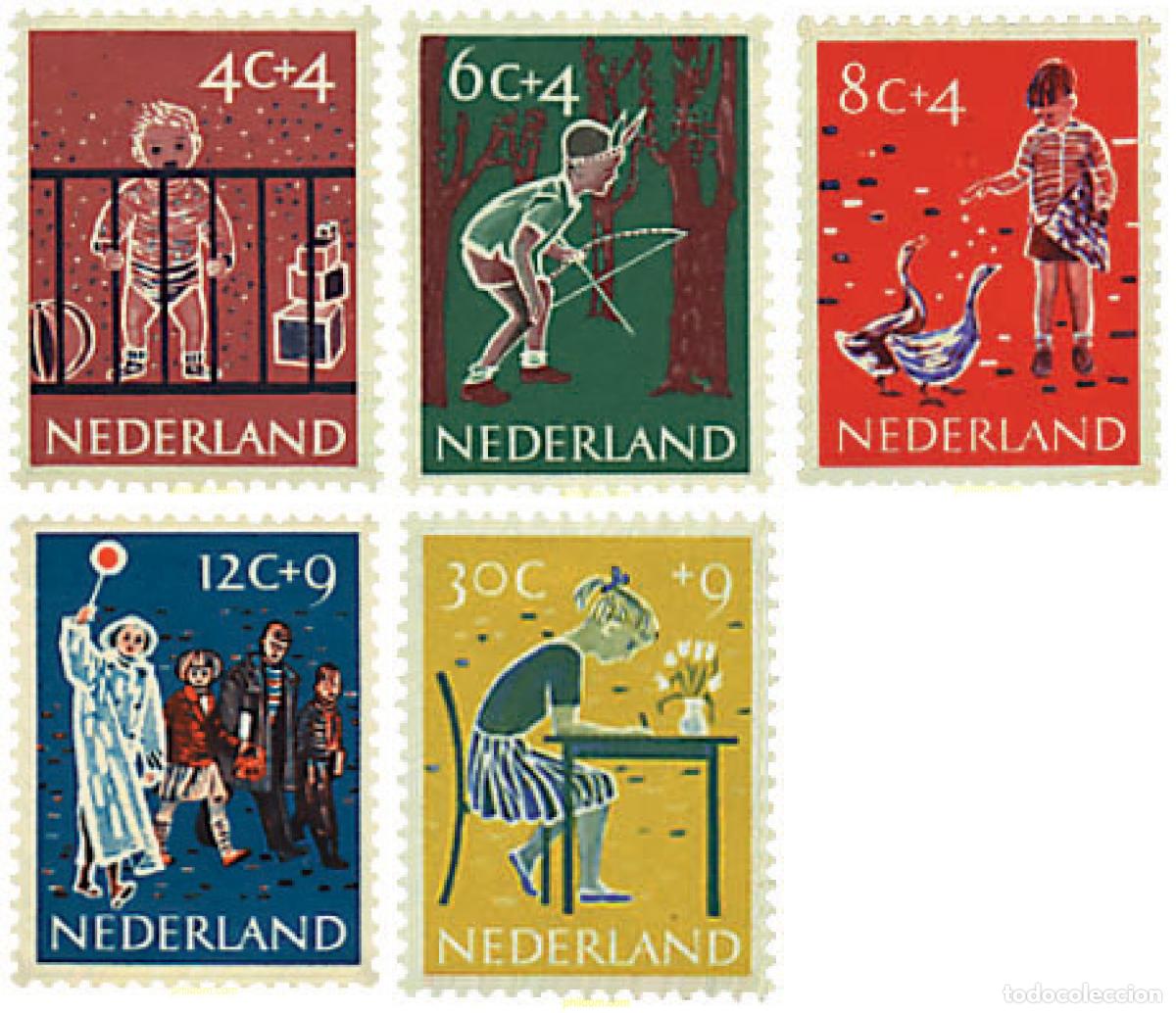 Sellos: 67858 MNH HOLANDA 1959 PRO INFANCIA
